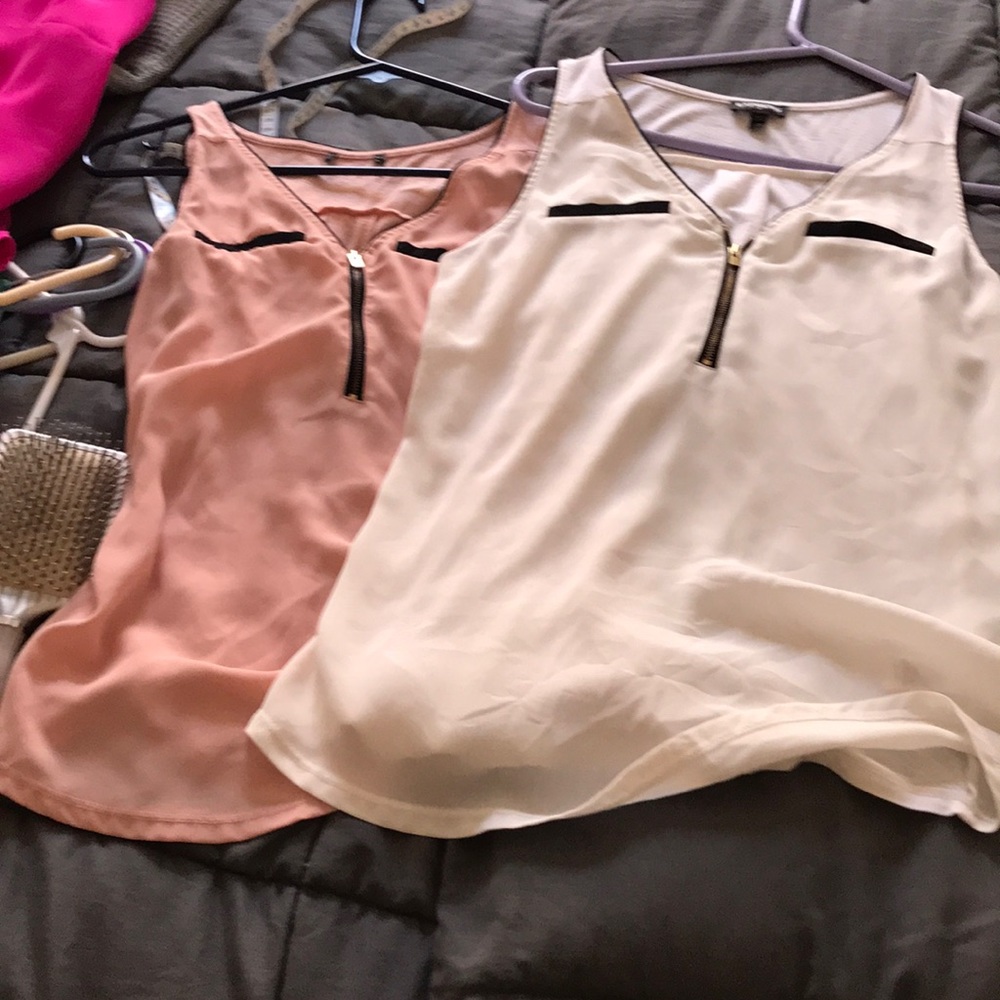 Express zip tanks/blouses